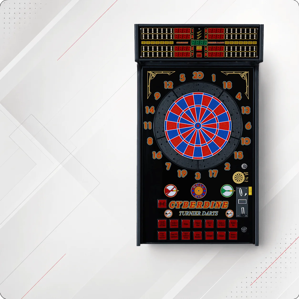 Cyberdine Golden Darts elektronické šipkové automaty